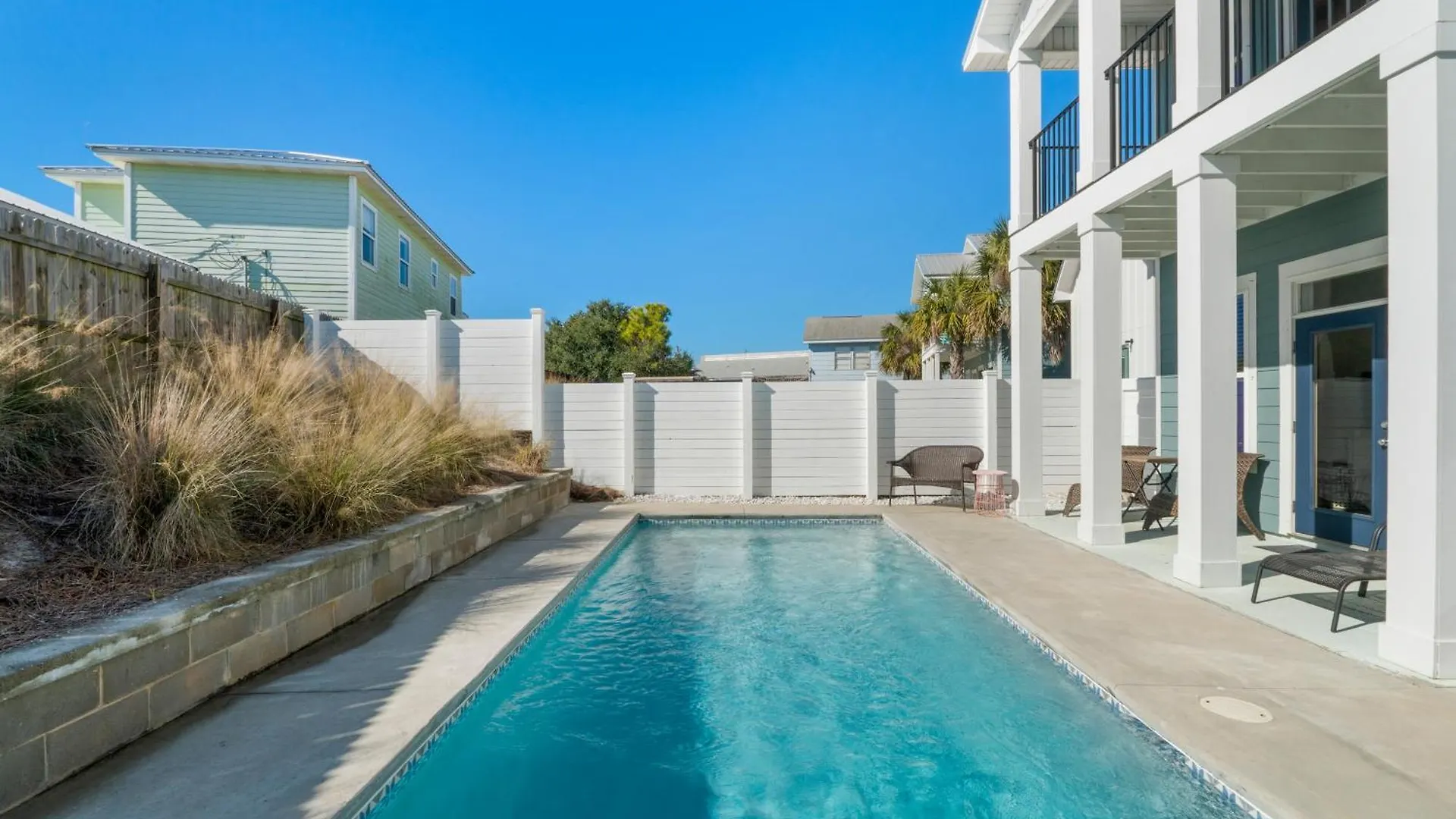 Ferienhaus Silver Sands Getaway In Panama City Beach - Private Pool, Walk To Beach, Family Friendly